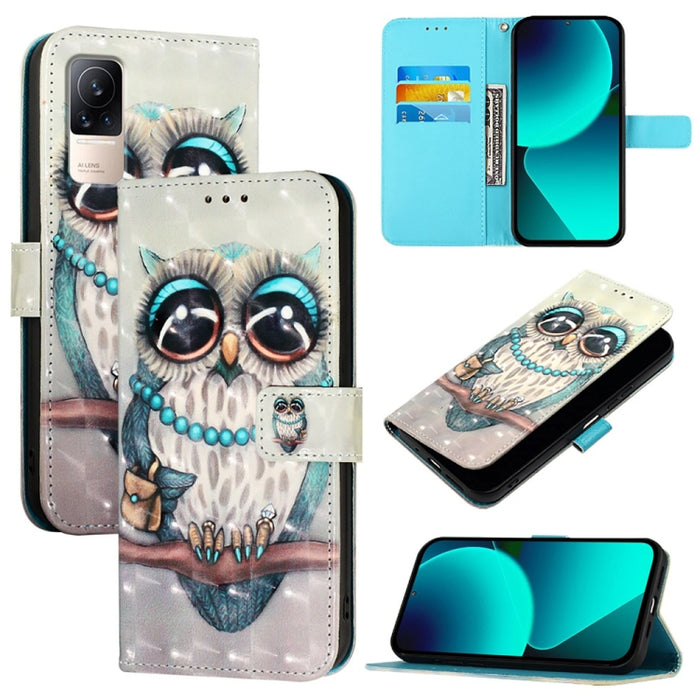 Caja del teléfono del cuero del tirón horizontal de la pintura 3D, For Xiaomi 12 Lite, For Xiaomi Civi 1S, For Xiaomi Poco X3 GT, For Xiaomi Mi 11 Ultra, For Xiaomi Mi 11, For Xiaomi Mi 10T 5G / Mi 10T Pro 5G, For Xiaomi Mi 10T Lite 5G                 ...
