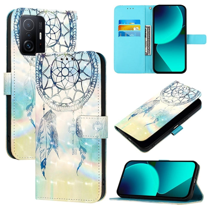 Caja del teléfono del cuero del tirón horizontal de la pintura 3D, For Xiaomi 12 Lite, For Xiaomi Civi 1S, For Xiaomi Poco X3 GT, For Xiaomi Mi 11 Ultra, For Xiaomi Mi 11, For Xiaomi Mi 10T 5G / Mi 10T Pro 5G, For Xiaomi Mi 10T Lite 5G                 ...