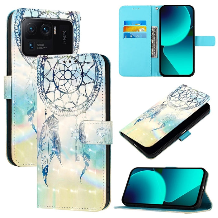 Caja del teléfono del cuero del tirón horizontal de la pintura 3D, For Xiaomi 12 Lite, For Xiaomi Civi 1S, For Xiaomi Poco X3 GT, For Xiaomi Mi 11 Ultra, For Xiaomi Mi 11, For Xiaomi Mi 10T 5G / Mi 10T Pro 5G, For Xiaomi Mi 10T Lite 5G                 ...