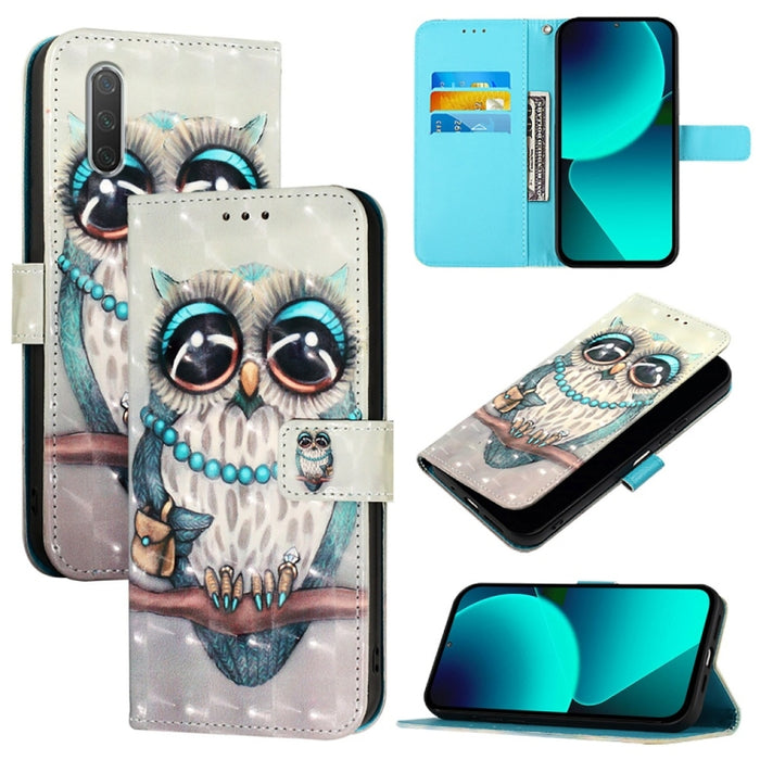 Caja del teléfono del cuero del tirón horizontal de la pintura 3D, For Xiaomi 12 Lite, For Xiaomi Civi 1S, For Xiaomi Poco X3 GT, For Xiaomi Mi 11 Ultra, For Xiaomi Mi 11, For Xiaomi Mi 10T 5G / Mi 10T Pro 5G, For Xiaomi Mi 10T Lite 5G                 ...