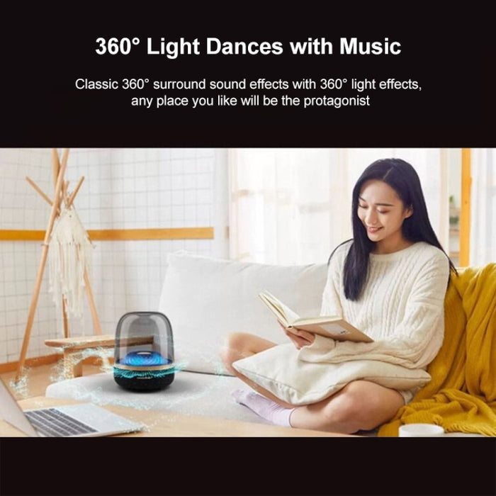 Altavoz inalámbrico Bluetooth RGB LED LP90 de 40 W