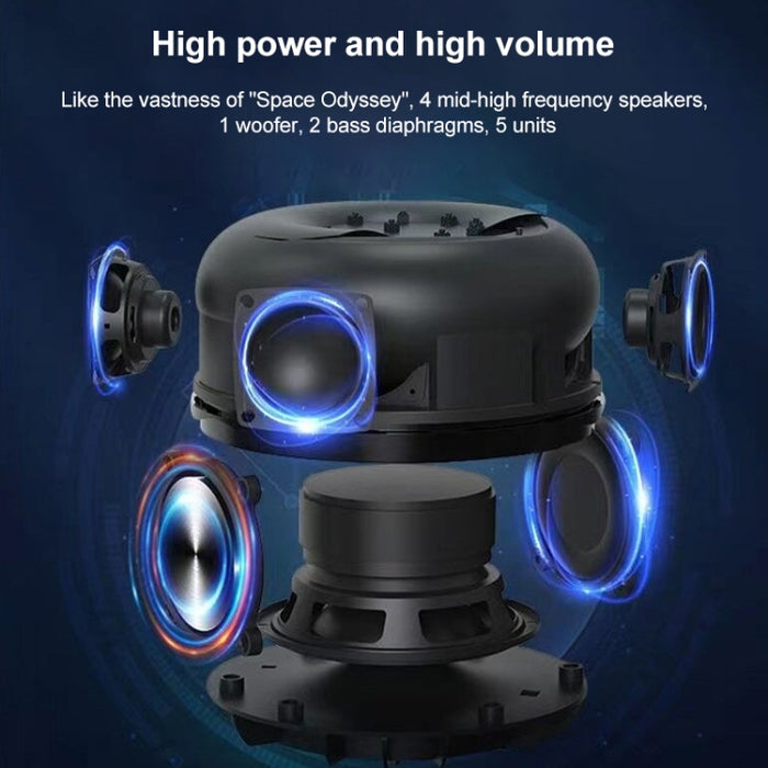 Altavoz inalámbrico Bluetooth RGB LED LP90 de 40 W
