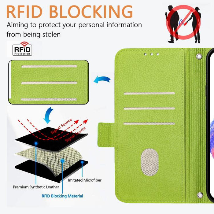 Funda de cuero antirrobo para teléfono con RFID y diseño de rosas en relieve, For Xiaomi Poco M7 4G 169mm, For Redmi 15 5G Global / 15 4G SEA 169.5mm, For Xiaomi 15T Pro 5G, For Xiaomi 15T 5G, For Xiaomi Civi 5 Pro 5G, For Xiaomi 15S Pro 5G            ...