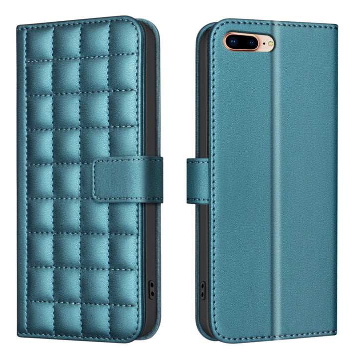 Funda para teléfono de cuero con textura cuadrada, For iPhone 12 / 12 Pro, For iPhone 12 Pro Max, For iPhone 11 Pro Max, For iPhone 11, For iPhone 11 Pro, For iPhone XR, For iPhone XS Max, For iPhone 8 Plus / 7 Plus