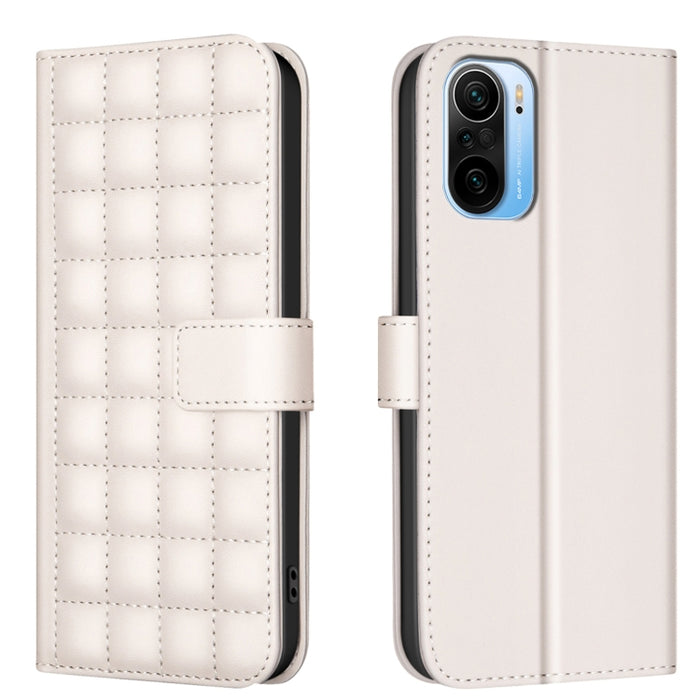 Funda para teléfono de cuero con textura cuadrada, For Xiaomi Poco X6 Pro / Redmi K70E, For Xiaomi 13T / Redmi K60 Ultra, For Xiaomi Poco F5 5G, For Xiaomi Poco C55 / Redmi 12C, For Xiaomi Poco C31 / Redmi 9C / 10A                                      ...