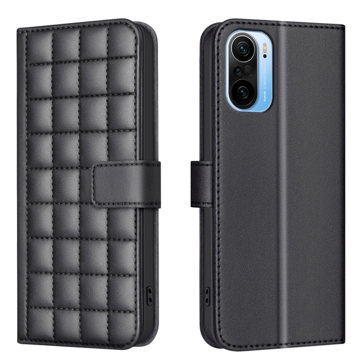 Funda para teléfono de cuero con textura cuadrada, For Xiaomi Poco X6 Pro / Redmi K70E, For Xiaomi 13T / Redmi K60 Ultra, For Xiaomi Poco F5 5G, For Xiaomi Poco C55 / Redmi 12C, For Xiaomi Poco C31 / Redmi 9C / 10A                                      ...