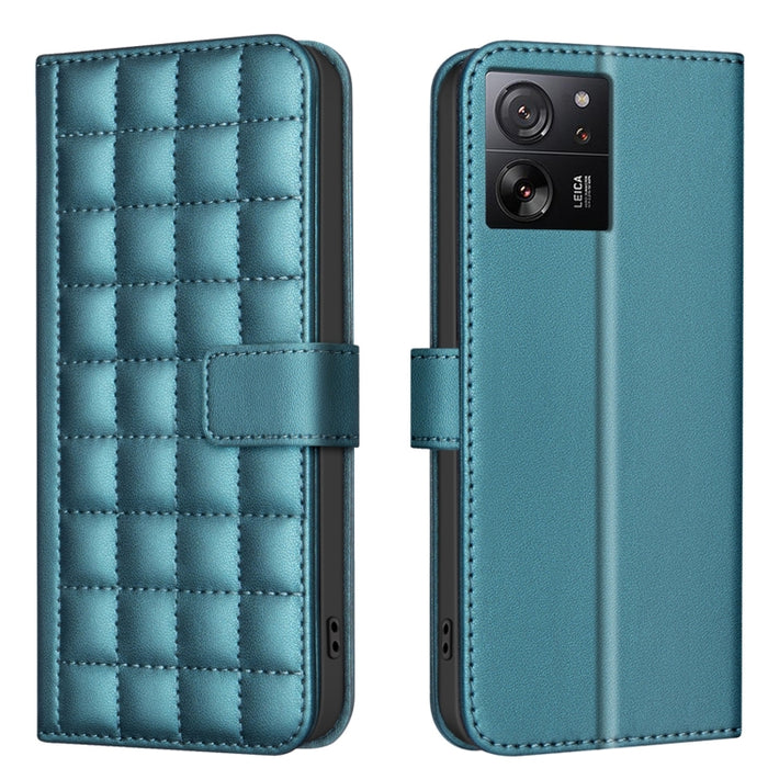 Funda para teléfono de cuero con textura cuadrada, For Xiaomi Poco X6 Pro / Redmi K70E, For Xiaomi 13T / Redmi K60 Ultra, For Xiaomi Poco F5 5G, For Xiaomi Poco C55 / Redmi 12C, For Xiaomi Poco C31 / Redmi 9C / 10A                                      ...