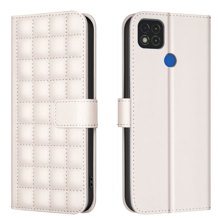 Funda para teléfono de cuero con textura cuadrada, For Xiaomi Poco X6 Pro / Redmi K70E, For Xiaomi 13T / Redmi K60 Ultra, For Xiaomi Poco F5 5G, For Xiaomi Poco C55 / Redmi 12C, For Xiaomi Poco C31 / Redmi 9C / 10A                                      ...