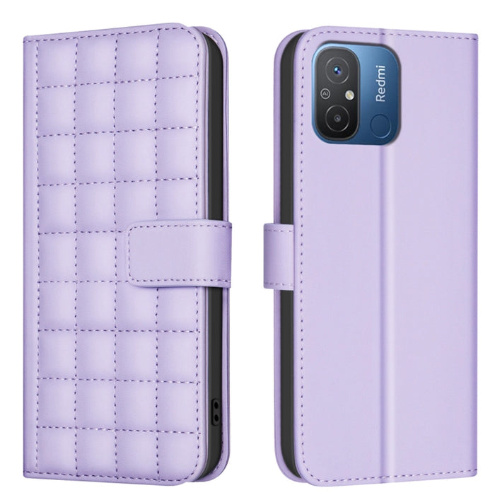 Funda para teléfono de cuero con textura cuadrada, For Xiaomi Poco X6 Pro / Redmi K70E, For Xiaomi 13T / Redmi K60 Ultra, For Xiaomi Poco F5 5G, For Xiaomi Poco C55 / Redmi 12C, For Xiaomi Poco C31 / Redmi 9C / 10A                                      ...