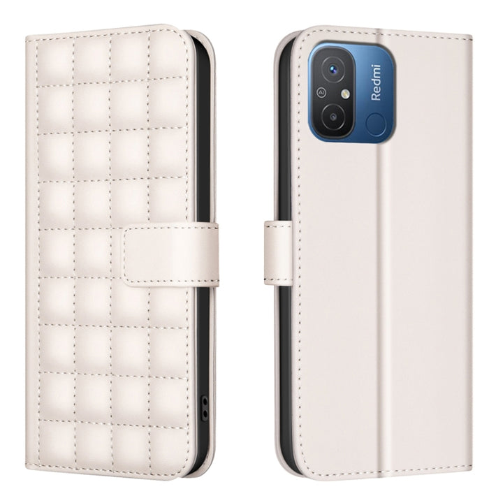 Funda para teléfono de cuero con textura cuadrada, For Xiaomi Poco X6 Pro / Redmi K70E, For Xiaomi 13T / Redmi K60 Ultra, For Xiaomi Poco F5 5G, For Xiaomi Poco C55 / Redmi 12C, For Xiaomi Poco C31 / Redmi 9C / 10A                                      ...