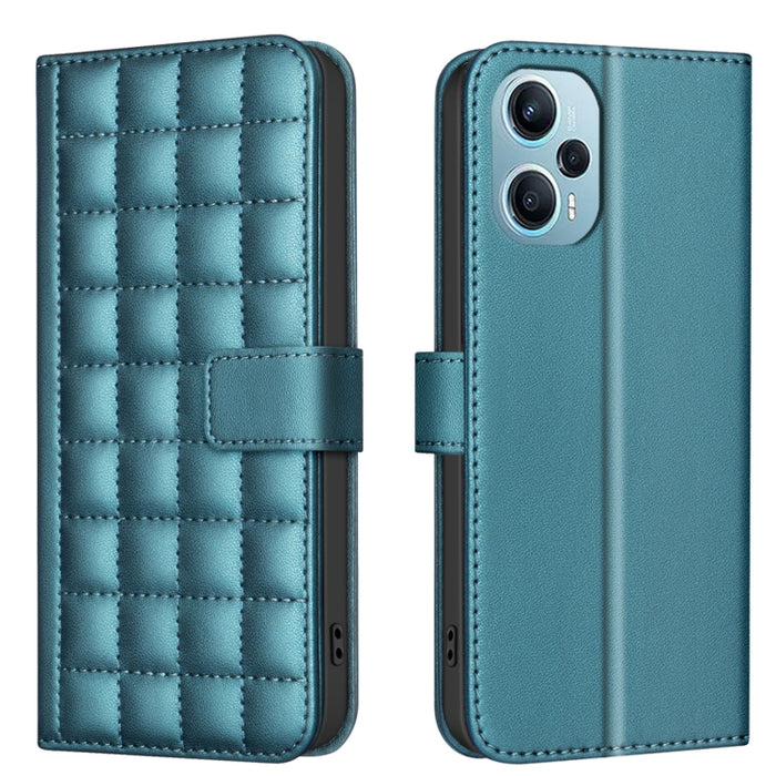 Funda para teléfono de cuero con textura cuadrada, For Xiaomi Poco X6 Pro / Redmi K70E, For Xiaomi 13T / Redmi K60 Ultra, For Xiaomi Poco F5 5G, For Xiaomi Poco C55 / Redmi 12C, For Xiaomi Poco C31 / Redmi 9C / 10A                                      ...
