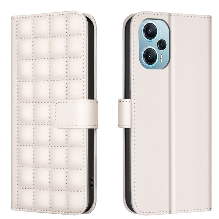 Funda para teléfono de cuero con textura cuadrada, For Xiaomi Poco X6 Pro / Redmi K70E, For Xiaomi 13T / Redmi K60 Ultra, For Xiaomi Poco F5 5G, For Xiaomi Poco C55 / Redmi 12C, For Xiaomi Poco C31 / Redmi 9C / 10A                                      ...