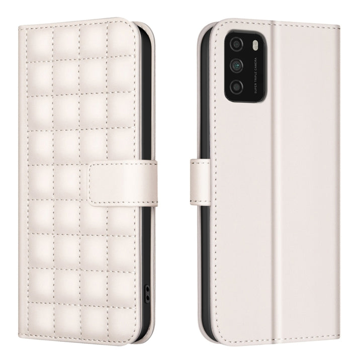 Funda para teléfono de cuero con textura cuadrada, For Xiaomi Poco X6 Pro / Redmi K70E, For Xiaomi 13T / Redmi K60 Ultra, For Xiaomi Poco F5 5G, For Xiaomi Poco C55 / Redmi 12C, For Xiaomi Poco C31 / Redmi 9C / 10A                                      ...