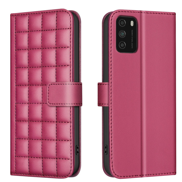 Funda para teléfono de cuero con textura cuadrada, For Xiaomi Poco X6 Pro / Redmi K70E, For Xiaomi 13T / Redmi K60 Ultra, For Xiaomi Poco F5 5G, For Xiaomi Poco C55 / Redmi 12C, For Xiaomi Poco C31 / Redmi 9C / 10A                                      ...