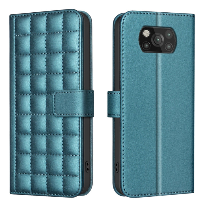 Funda para teléfono de cuero con textura cuadrada, For Xiaomi Poco X6 Pro / Redmi K70E, For Xiaomi 13T / Redmi K60 Ultra, For Xiaomi Poco F5 5G, For Xiaomi Poco C55 / Redmi 12C, For Xiaomi Poco C31 / Redmi 9C / 10A                                      ...