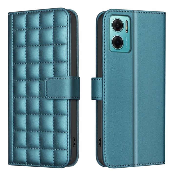 Funda para teléfono de cuero con textura cuadrada, For Redmi Note 12 Pro Global, For Redmi Note 12 5G Global / Xiaomi Poco X5, For Redmi Note 11 Pro 5G / 4G Global, For Redmi 10 5G / Note 11E, For Redmi 10C, For Redmi 10 2022 / Note 11 4G              ...
