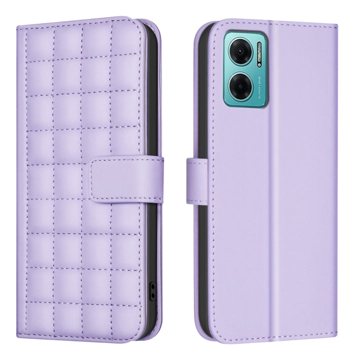 Funda para teléfono de cuero con textura cuadrada, For Redmi Note 12 Pro Global, For Redmi Note 12 5G Global / Xiaomi Poco X5, For Redmi Note 11 Pro 5G / 4G Global, For Redmi 10 5G / Note 11E, For Redmi 10C, For Redmi 10 2022 / Note 11 4G              ...
