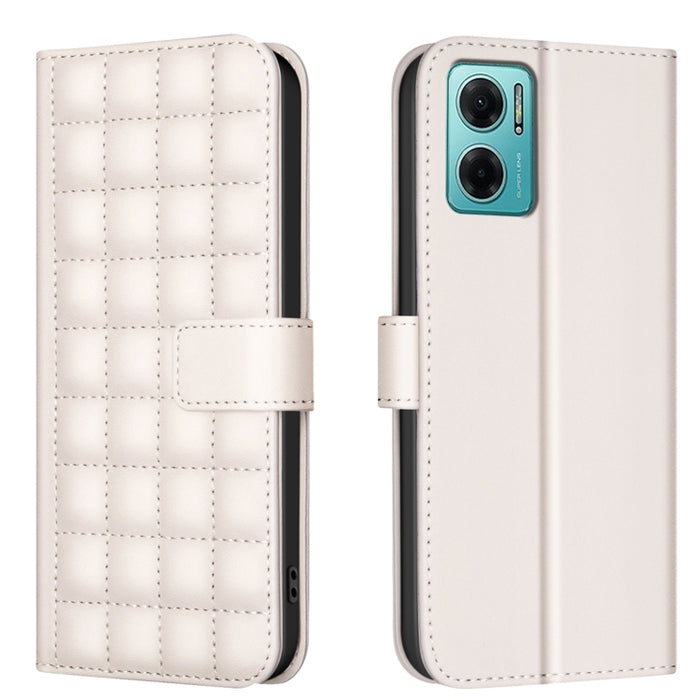 Funda para teléfono de cuero con textura cuadrada, For Redmi Note 12 Pro Global, For Redmi Note 12 5G Global / Xiaomi Poco X5, For Redmi Note 11 Pro 5G / 4G Global, For Redmi 10 5G / Note 11E, For Redmi 10C, For Redmi 10 2022 / Note 11 4G              ...