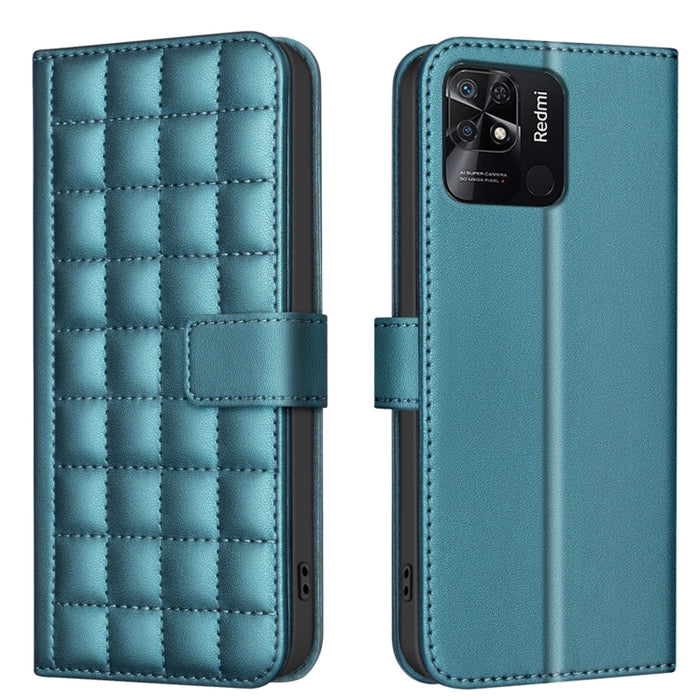 Funda para teléfono de cuero con textura cuadrada, For Redmi Note 12 Pro Global, For Redmi Note 12 5G Global / Xiaomi Poco X5, For Redmi Note 11 Pro 5G / 4G Global, For Redmi 10 5G / Note 11E, For Redmi 10C, For Redmi 10 2022 / Note 11 4G              ...
