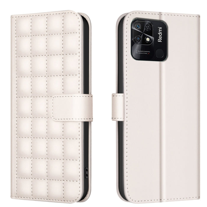 Funda para teléfono de cuero con textura cuadrada, For Redmi Note 12 Pro Global, For Redmi Note 12 5G Global / Xiaomi Poco X5, For Redmi Note 11 Pro 5G / 4G Global, For Redmi 10 5G / Note 11E, For Redmi 10C, For Redmi 10 2022 / Note 11 4G              ...