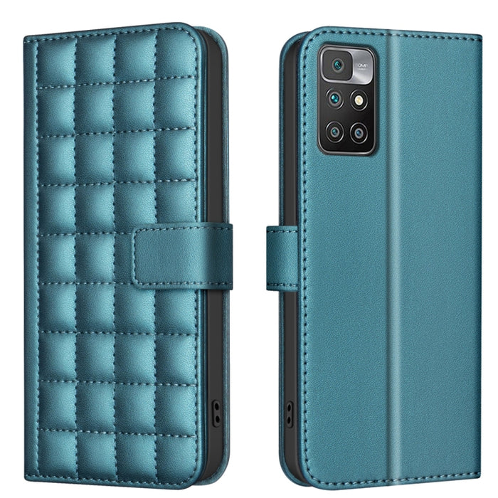 Funda para teléfono de cuero con textura cuadrada, For Redmi Note 12 Pro Global, For Redmi Note 12 5G Global / Xiaomi Poco X5, For Redmi Note 11 Pro 5G / 4G Global, For Redmi 10 5G / Note 11E, For Redmi 10C, For Redmi 10 2022 / Note 11 4G              ...