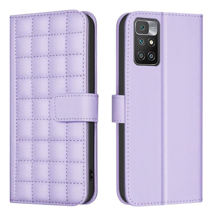 Funda para teléfono de cuero con textura cuadrada, For Redmi Note 12 Pro Global, For Redmi Note 12 5G Global / Xiaomi Poco X5, For Redmi Note 11 Pro 5G / 4G Global, For Redmi 10 5G / Note 11E, For Redmi 10C, For Redmi 10 2022 / Note 11 4G              ...