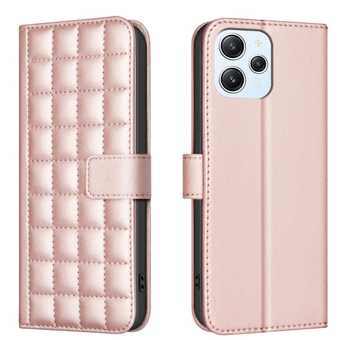 Funda para teléfono de cuero con textura cuadrada, For Redmi Note 14 Pro 4G, For Redmi Note 14 4G 163.25mm, For Redmi A3, For Redmi Note 13 Pro 4G Global, For Redmi Note 13 4G Global, For Redmi Note 13 5G, For Redmi 13C, For Redmi Note 13 Pro+ 5G      ...