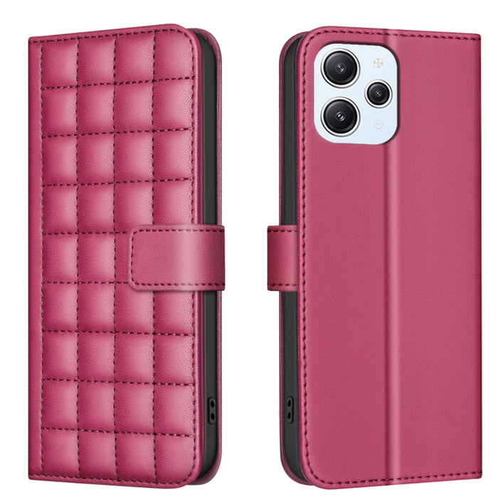 Funda para teléfono de cuero con textura cuadrada, For Redmi Note 14 Pro 4G, For Redmi Note 14 4G 163.25mm, For Redmi A3, For Redmi Note 13 Pro 4G Global, For Redmi Note 13 4G Global, For Redmi Note 13 5G, For Redmi 13C, For Redmi Note 13 Pro+ 5G      ...