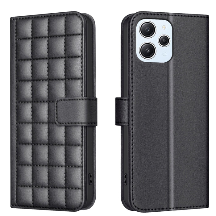 Funda para teléfono de cuero con textura cuadrada, For Redmi Note 14 Pro 4G, For Redmi Note 14 4G 163.25mm, For Redmi A3, For Redmi Note 13 Pro 4G Global, For Redmi Note 13 4G Global, For Redmi Note 13 5G, For Redmi 13C, For Redmi Note 13 Pro+ 5G      ...