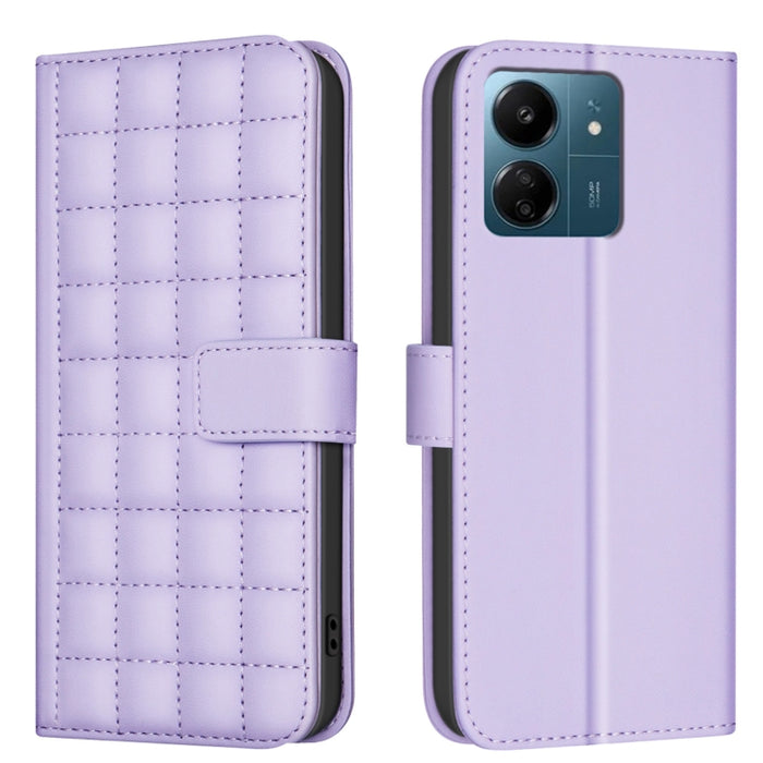 Funda para teléfono de cuero con textura cuadrada, For Redmi Note 14 Pro 4G, For Redmi Note 14 4G 163.25mm, For Redmi A3, For Redmi Note 13 Pro 4G Global, For Redmi Note 13 4G Global, For Redmi Note 13 5G, For Redmi 13C, For Redmi Note 13 Pro+ 5G      ...