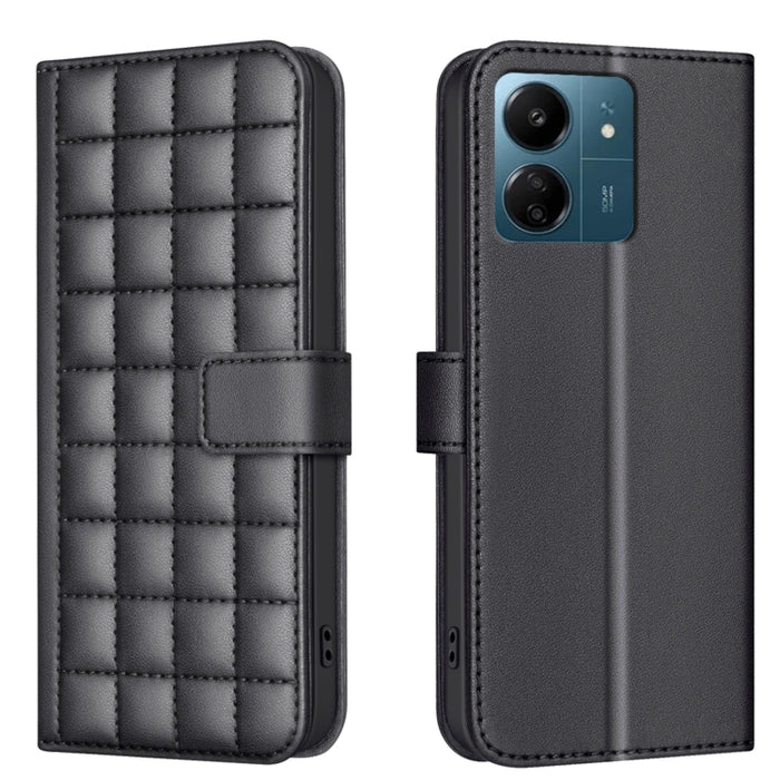Funda para teléfono de cuero con textura cuadrada, For Redmi Note 14 Pro 4G, For Redmi Note 14 4G 163.25mm, For Redmi A3, For Redmi Note 13 Pro 4G Global, For Redmi Note 13 4G Global, For Redmi Note 13 5G, For Redmi 13C, For Redmi Note 13 Pro+ 5G      ...