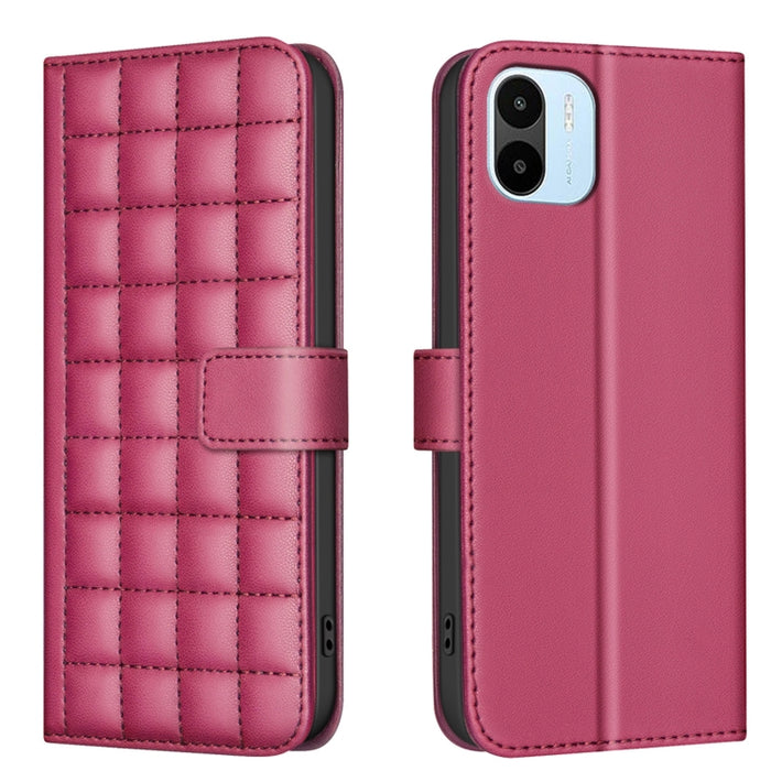 Funda para teléfono de cuero con textura cuadrada, For Redmi Note 14 Pro 4G, For Redmi Note 14 4G 163.25mm, For Redmi A3, For Redmi Note 13 Pro 4G Global, For Redmi Note 13 4G Global, For Redmi Note 13 5G, For Redmi 13C, For Redmi Note 13 Pro+ 5G      ...