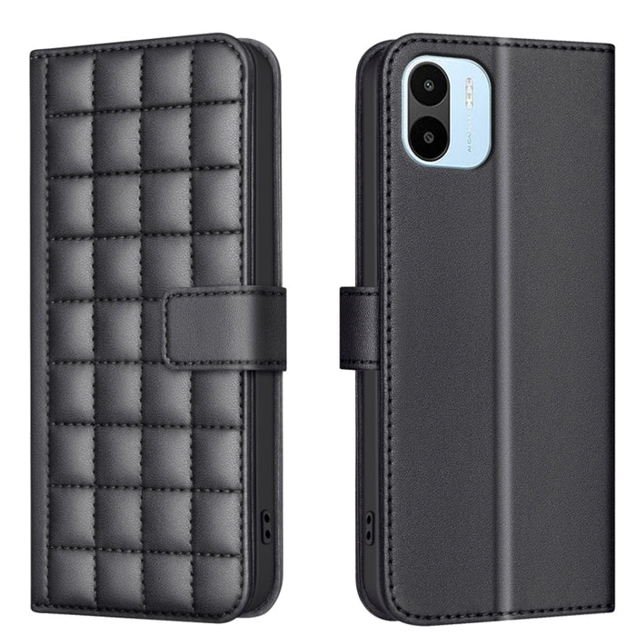 Funda para teléfono de cuero con textura cuadrada, For Redmi Note 14 Pro 4G, For Redmi Note 14 4G 163.25mm, For Redmi A3, For Redmi Note 13 Pro 4G Global, For Redmi Note 13 4G Global, For Redmi Note 13 5G, For Redmi 13C, For Redmi Note 13 Pro+ 5G      ...