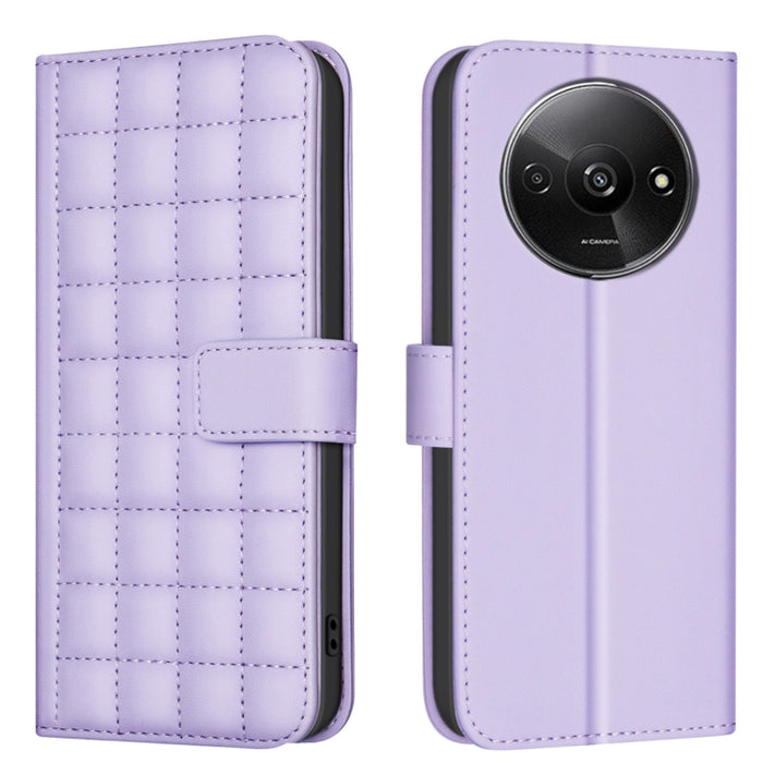 Funda para teléfono de cuero con textura cuadrada, For Redmi Note 14 Pro 4G, For Redmi Note 14 4G 163.25mm, For Redmi A3, For Redmi Note 13 Pro 4G Global, For Redmi Note 13 4G Global, For Redmi Note 13 5G, For Redmi 13C, For Redmi Note 13 Pro+ 5G      ...