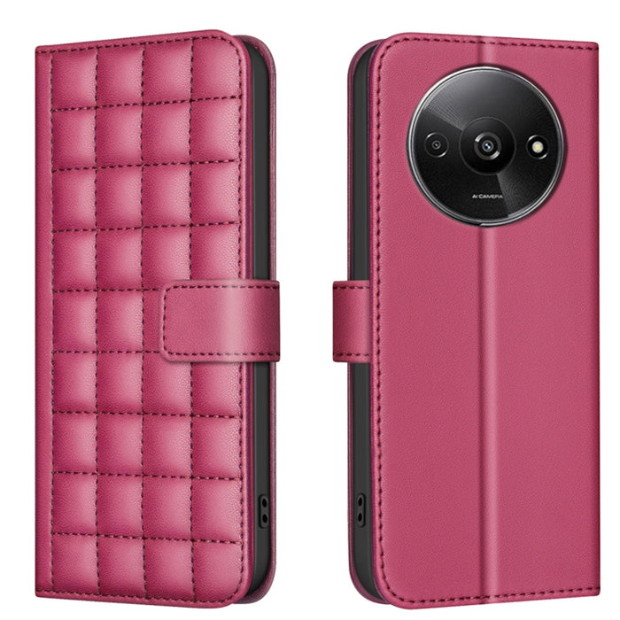 Funda para teléfono de cuero con textura cuadrada, For Redmi Note 14 Pro 4G, For Redmi Note 14 4G 163.25mm, For Redmi A3, For Redmi Note 13 Pro 4G Global, For Redmi Note 13 4G Global, For Redmi Note 13 5G, For Redmi 13C, For Redmi Note 13 Pro+ 5G      ...