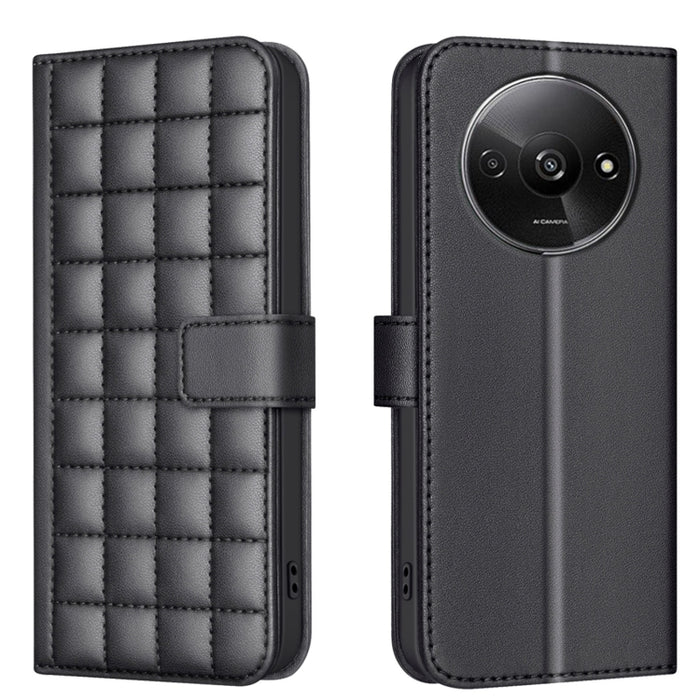 Funda para teléfono de cuero con textura cuadrada, For Redmi Note 14 Pro 4G, For Redmi Note 14 4G 163.25mm, For Redmi A3, For Redmi Note 13 Pro 4G Global, For Redmi Note 13 4G Global, For Redmi Note 13 5G, For Redmi 13C, For Redmi Note 13 Pro+ 5G      ...