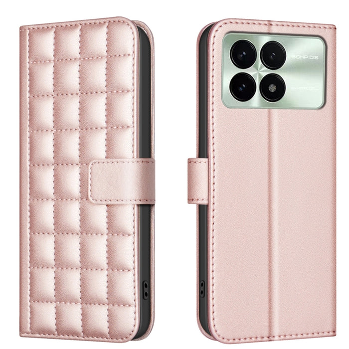 Funda para teléfono de cuero con textura cuadrada, For Redmi Note 14 Pro 4G, For Redmi Note 14 4G 163.25mm, For Redmi A3, For Redmi Note 13 Pro 4G Global, For Redmi Note 13 4G Global, For Redmi Note 13 5G, For Redmi 13C, For Redmi Note 13 Pro+ 5G      ...