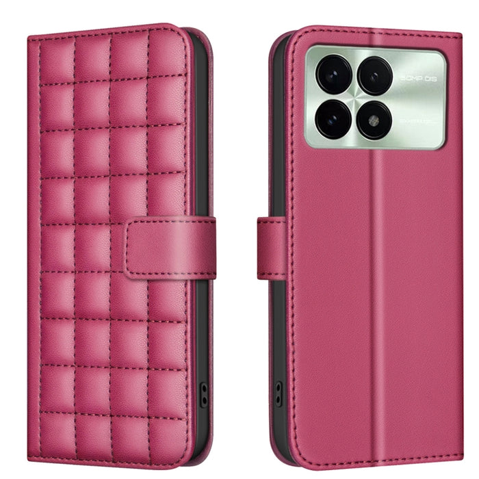 Funda para teléfono de cuero con textura cuadrada, For Redmi Note 14 Pro 4G, For Redmi Note 14 4G 163.25mm, For Redmi A3, For Redmi Note 13 Pro 4G Global, For Redmi Note 13 4G Global, For Redmi Note 13 5G, For Redmi 13C, For Redmi Note 13 Pro+ 5G      ...