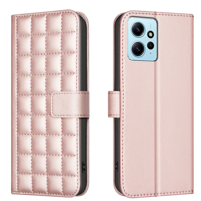 Funda para teléfono de cuero con textura cuadrada, For Redmi Note 14 Pro 4G, For Redmi Note 14 4G 163.25mm, For Redmi A3, For Redmi Note 13 Pro 4G Global, For Redmi Note 13 4G Global, For Redmi Note 13 5G, For Redmi 13C, For Redmi Note 13 Pro+ 5G      ...