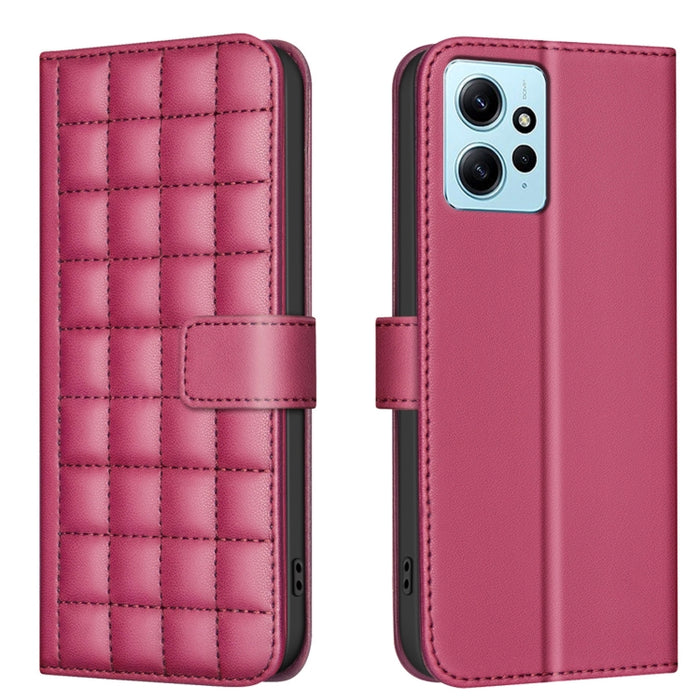 Funda para teléfono de cuero con textura cuadrada, For Redmi Note 14 Pro 4G, For Redmi Note 14 4G 163.25mm, For Redmi A3, For Redmi Note 13 Pro 4G Global, For Redmi Note 13 4G Global, For Redmi Note 13 5G, For Redmi 13C, For Redmi Note 13 Pro+ 5G      ...