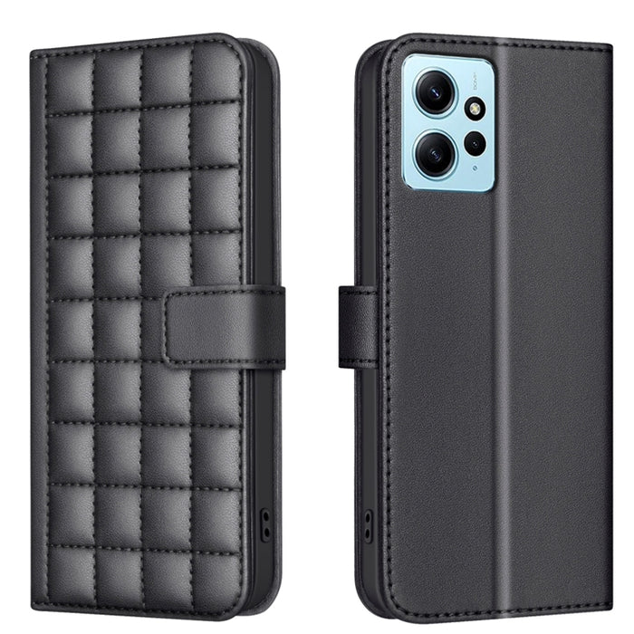 Funda para teléfono de cuero con textura cuadrada, For Redmi Note 14 Pro 4G, For Redmi Note 14 4G 163.25mm, For Redmi A3, For Redmi Note 13 Pro 4G Global, For Redmi Note 13 4G Global, For Redmi Note 13 5G, For Redmi 13C, For Redmi Note 13 Pro+ 5G      ...