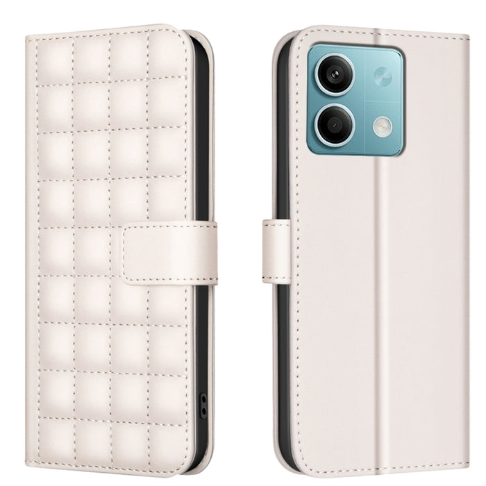 Funda para teléfono de cuero con textura cuadrada, For Redmi Note 14 Pro 4G, For Redmi Note 14 4G 163.25mm, For Redmi A3, For Redmi Note 13 Pro 4G Global, For Redmi Note 13 4G Global, For Redmi Note 13 5G, For Redmi 13C, For Redmi Note 13 Pro+ 5G      ...