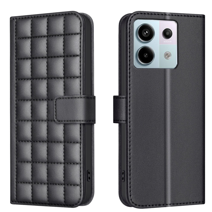 Funda para teléfono de cuero con textura cuadrada, For Redmi Note 14 Pro 4G, For Redmi Note 14 4G 163.25mm, For Redmi A3, For Redmi Note 13 Pro 4G Global, For Redmi Note 13 4G Global, For Redmi Note 13 5G, For Redmi 13C, For Redmi Note 13 Pro+ 5G      ...
