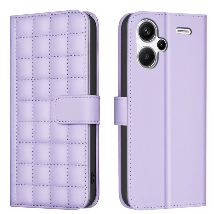 Funda para teléfono de cuero con textura cuadrada, For Redmi Note 14 Pro 4G, For Redmi Note 14 4G 163.25mm, For Redmi A3, For Redmi Note 13 Pro 4G Global, For Redmi Note 13 4G Global, For Redmi Note 13 5G, For Redmi 13C, For Redmi Note 13 Pro+ 5G      ...