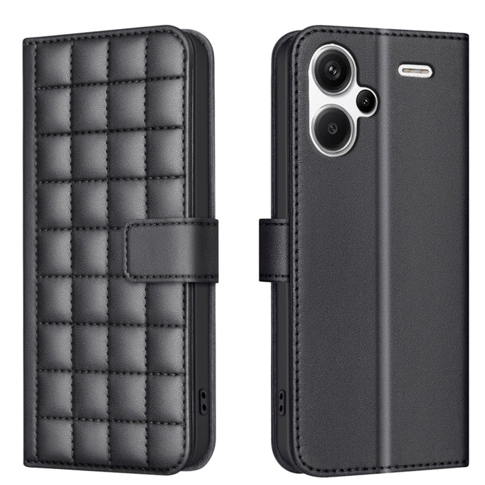 Funda para teléfono de cuero con textura cuadrada, For Redmi Note 14 Pro 4G, For Redmi Note 14 4G 163.25mm, For Redmi A3, For Redmi Note 13 Pro 4G Global, For Redmi Note 13 4G Global, For Redmi Note 13 5G, For Redmi 13C, For Redmi Note 13 Pro+ 5G      ...