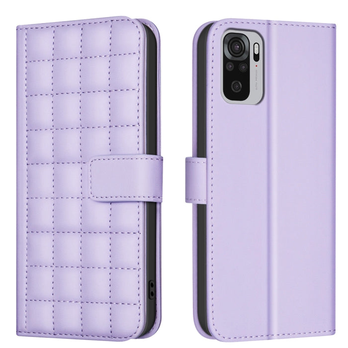 Funda para teléfono de cuero con textura cuadrada, For Redmi Note 12 Pro Global, For Redmi Note 12 5G Global / Xiaomi Poco X5, For Redmi Note 11 Pro 5G / 4G Global, For Redmi 10 5G / Note 11E, For Redmi 10C, For Redmi 10 2022 / Note 11 4G              ...