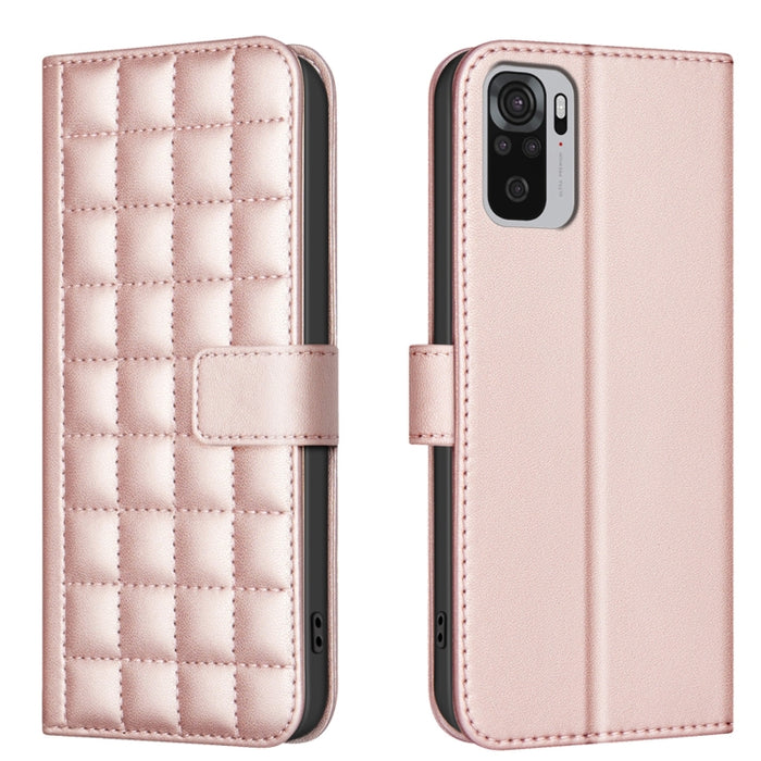 Funda para teléfono de cuero con textura cuadrada, For Redmi Note 12 Pro Global, For Redmi Note 12 5G Global / Xiaomi Poco X5, For Redmi Note 11 Pro 5G / 4G Global, For Redmi 10 5G / Note 11E, For Redmi 10C, For Redmi 10 2022 / Note 11 4G              ...