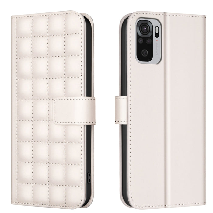 Funda para teléfono de cuero con textura cuadrada, For Redmi Note 12 Pro Global, For Redmi Note 12 5G Global / Xiaomi Poco X5, For Redmi Note 11 Pro 5G / 4G Global, For Redmi 10 5G / Note 11E, For Redmi 10C, For Redmi 10 2022 / Note 11 4G              ...