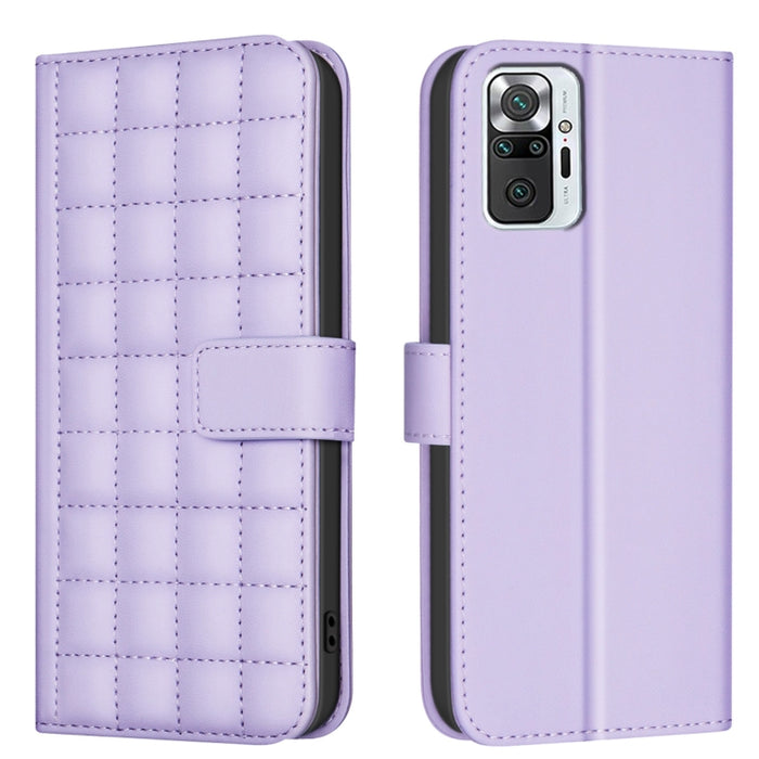 Funda para teléfono de cuero con textura cuadrada, For Redmi Note 12 Pro Global, For Redmi Note 12 5G Global / Xiaomi Poco X5, For Redmi Note 11 Pro 5G / 4G Global, For Redmi 10 5G / Note 11E, For Redmi 10C, For Redmi 10 2022 / Note 11 4G              ...