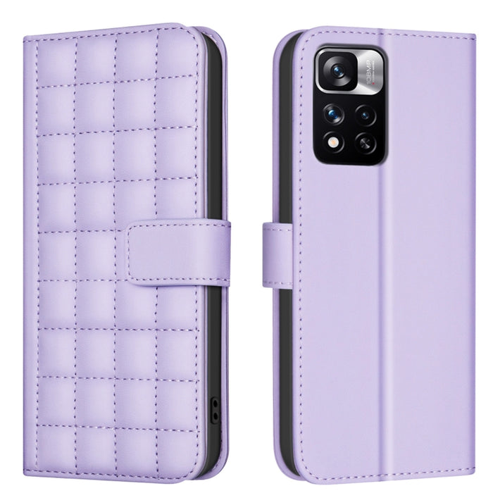 Funda para teléfono de cuero con textura cuadrada, For Redmi Note 12 Pro Global, For Redmi Note 12 5G Global / Xiaomi Poco X5, For Redmi Note 11 Pro 5G / 4G Global, For Redmi 10 5G / Note 11E, For Redmi 10C, For Redmi 10 2022 / Note 11 4G              ...
